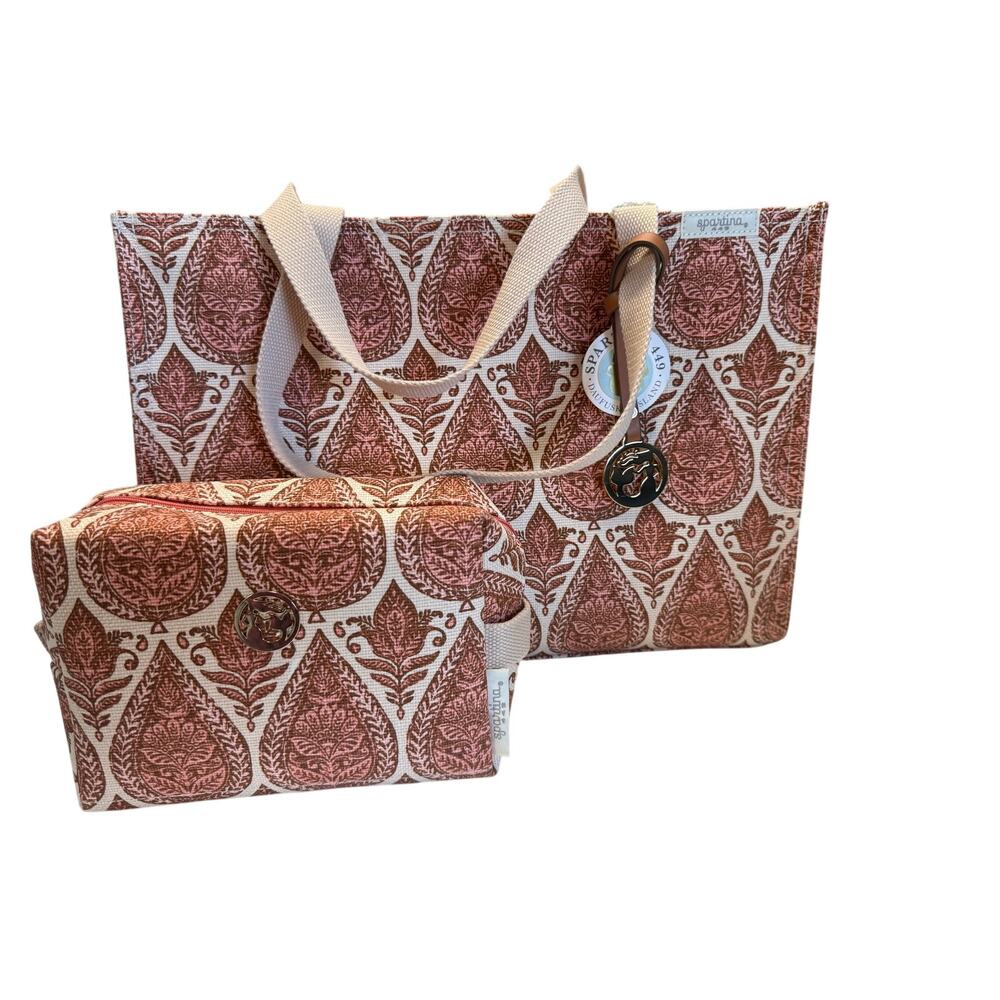 Brand new!! SPARTINA 449 MARKET TOTE - PINK HOUSE